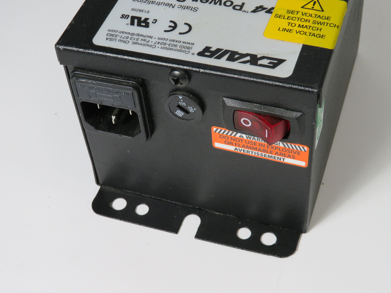 Exair 7960 Static Neutralizing Power Supply 2 Outlet 5000Vrms 5mA 50/60Hz USED