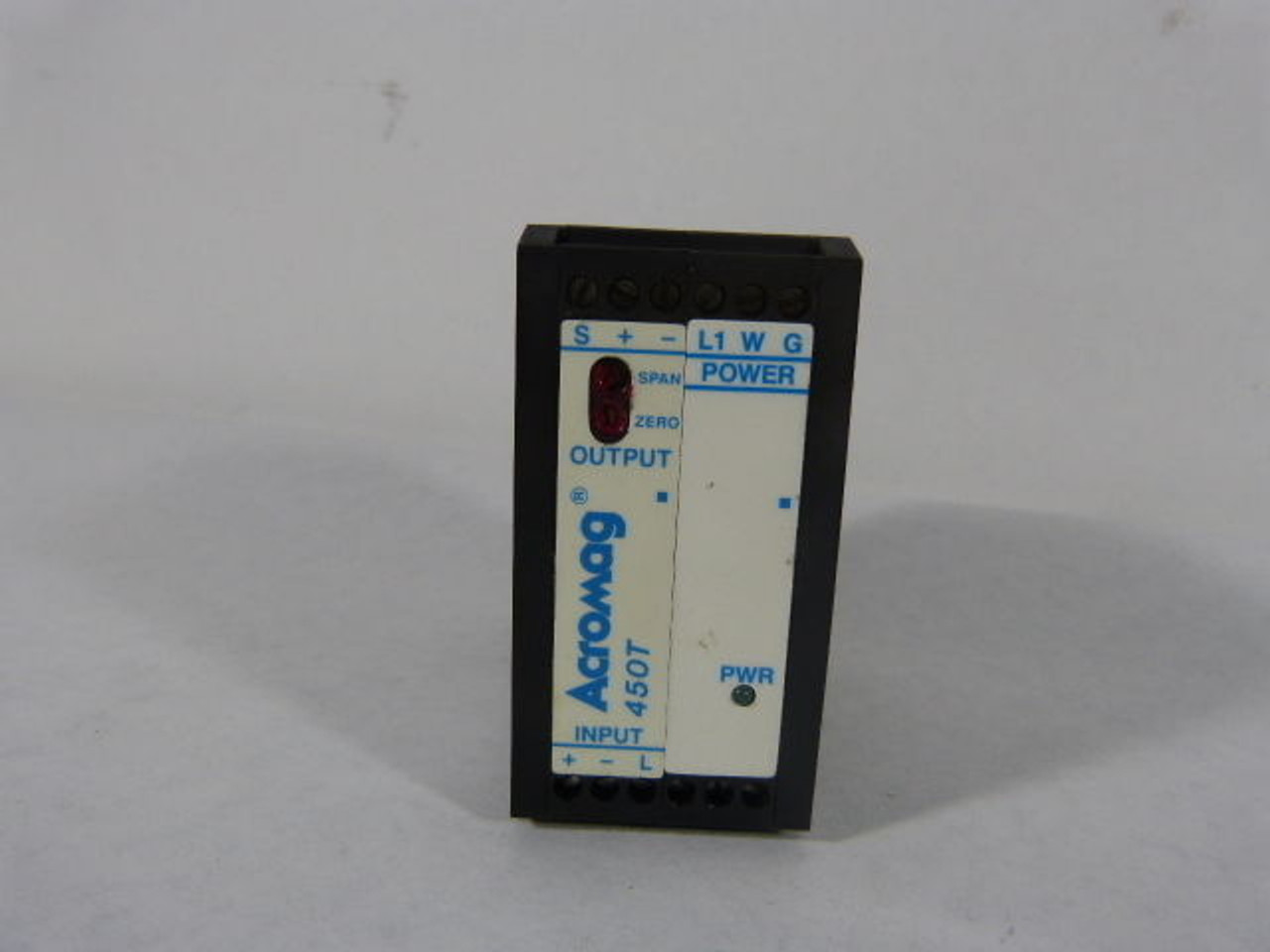 Acromag 450T-V2-V0-1-DIN-NCR-C Transmitter 0-10 VDC 115VAC 50/60Hz USED