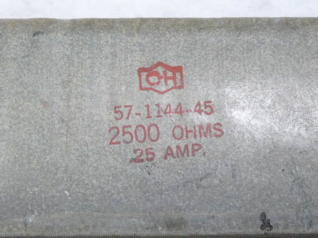 Cutler Hammer 57-1144-45 Flat Body Ceramic Resistor .25A 2500 Ohms USED