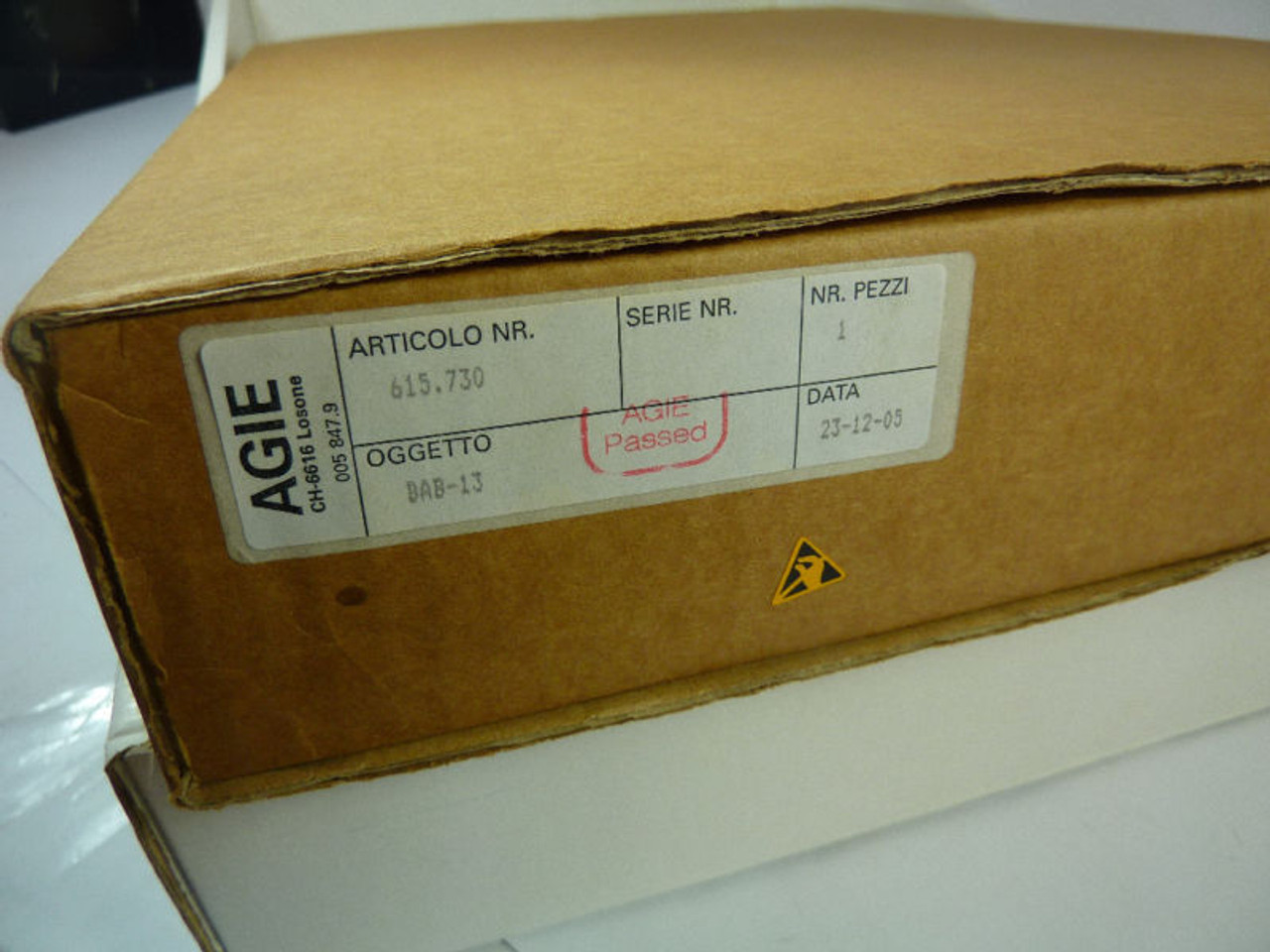 AGIE 615.730 Extension Back Board BAB-13 ! NEW !