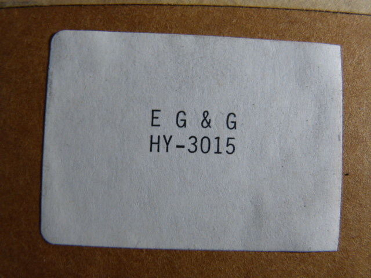 EG&G HY-3015 Thyratron ! NEW !