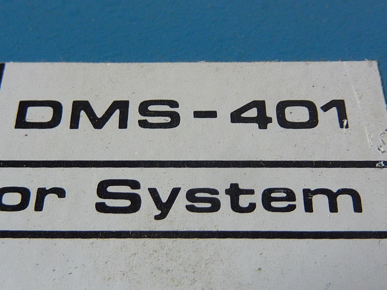 MASA DMS-401 Die Monitor System ! REFURB !