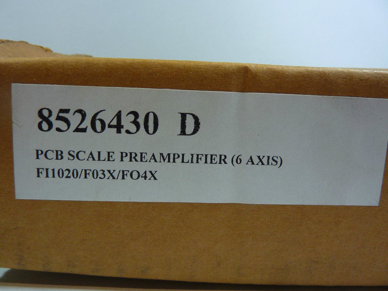 Charmilles 8526430D PCB Scale Preamplifier 6 Axis USED