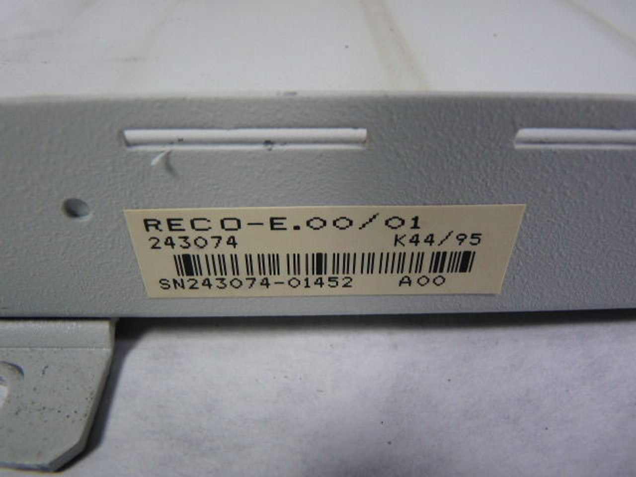 Indramat RECO-E.00/01 8-Slot Expansion Rack USED