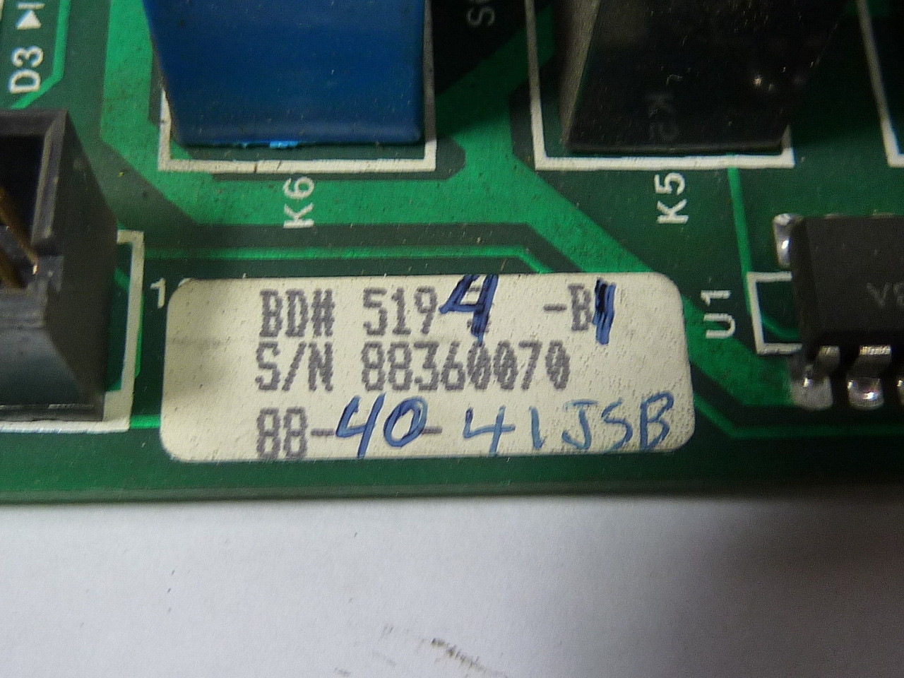 Medar 5194-B1 PLC Firing Card USED