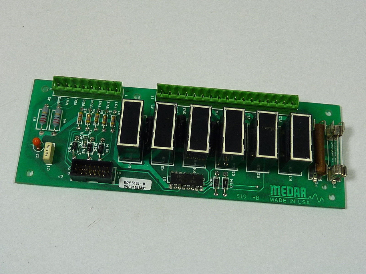 Medar 5195-B PLC Firing Card USED