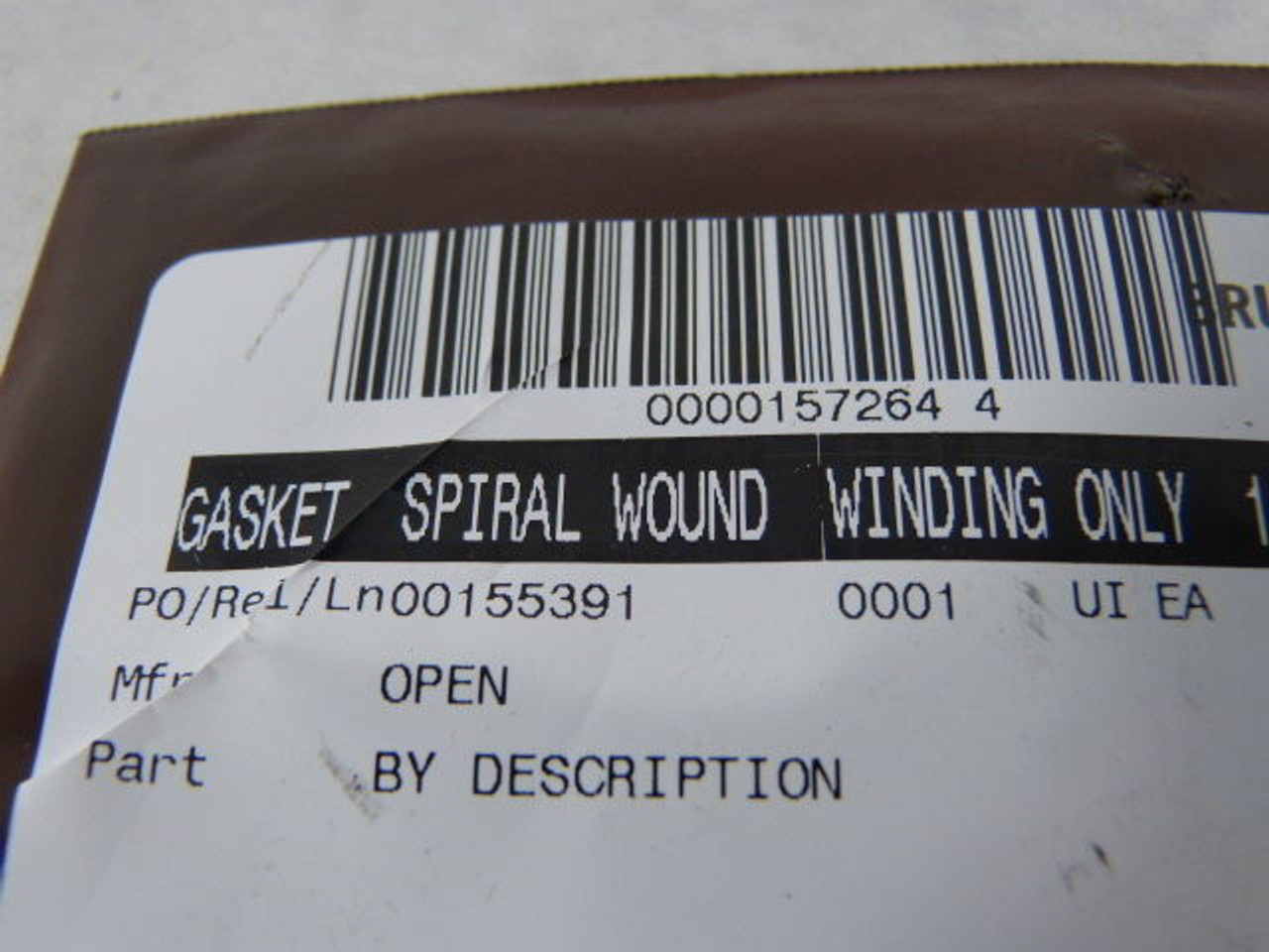 Generic Spiral Wound Gasket 1-11/16"ID ! NEW !