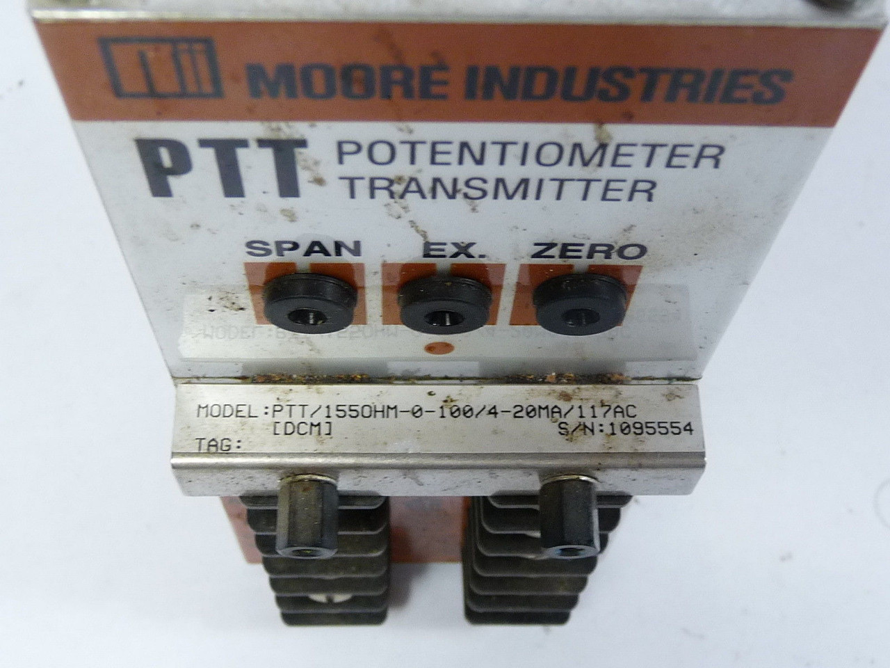 Moore Industries PTT/1550HM-0-100-L Potentiometer Transmitter 4 Wire USED