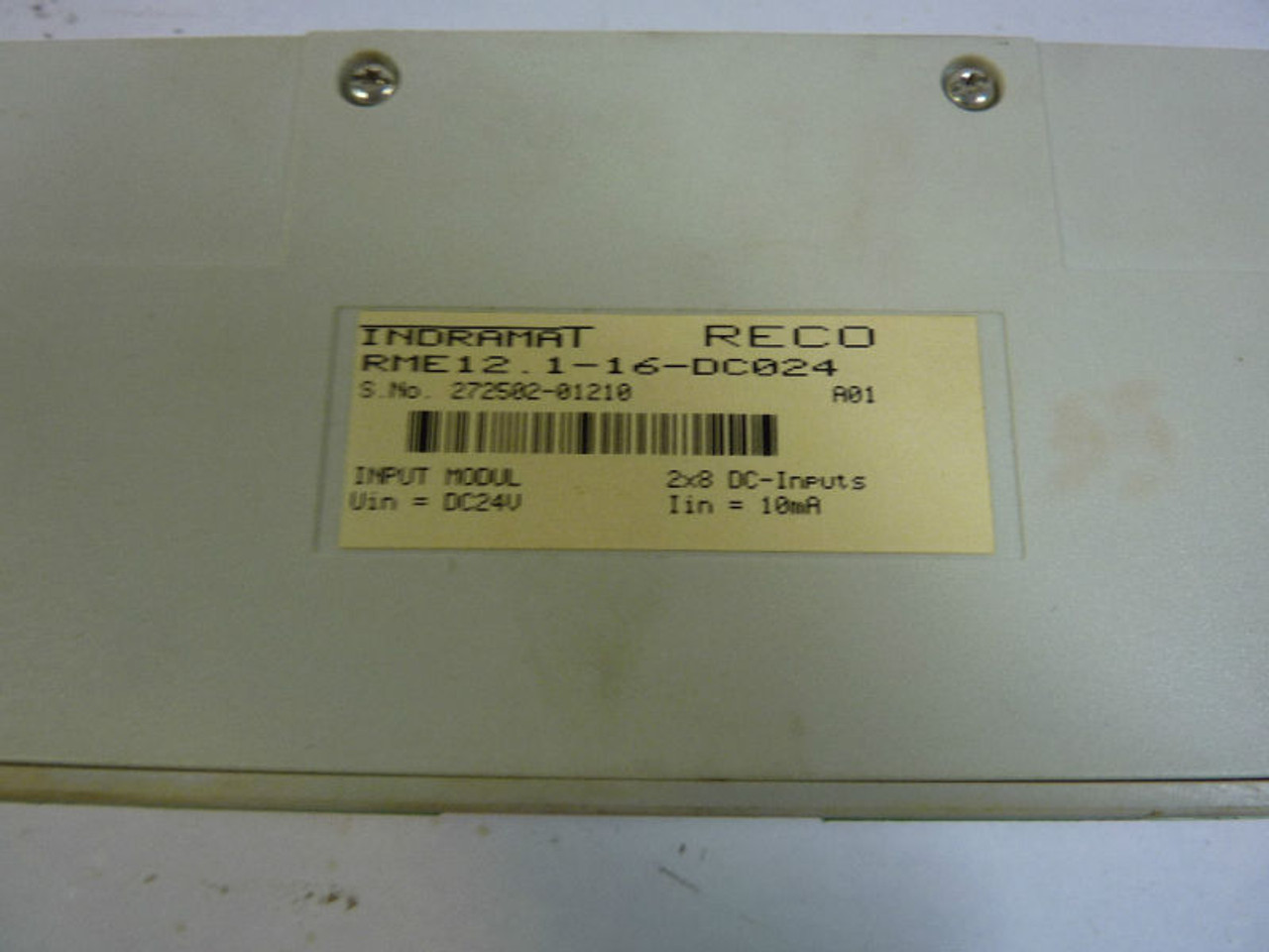 Indramat RME12.1-16-DC024 Module 24VDC USED