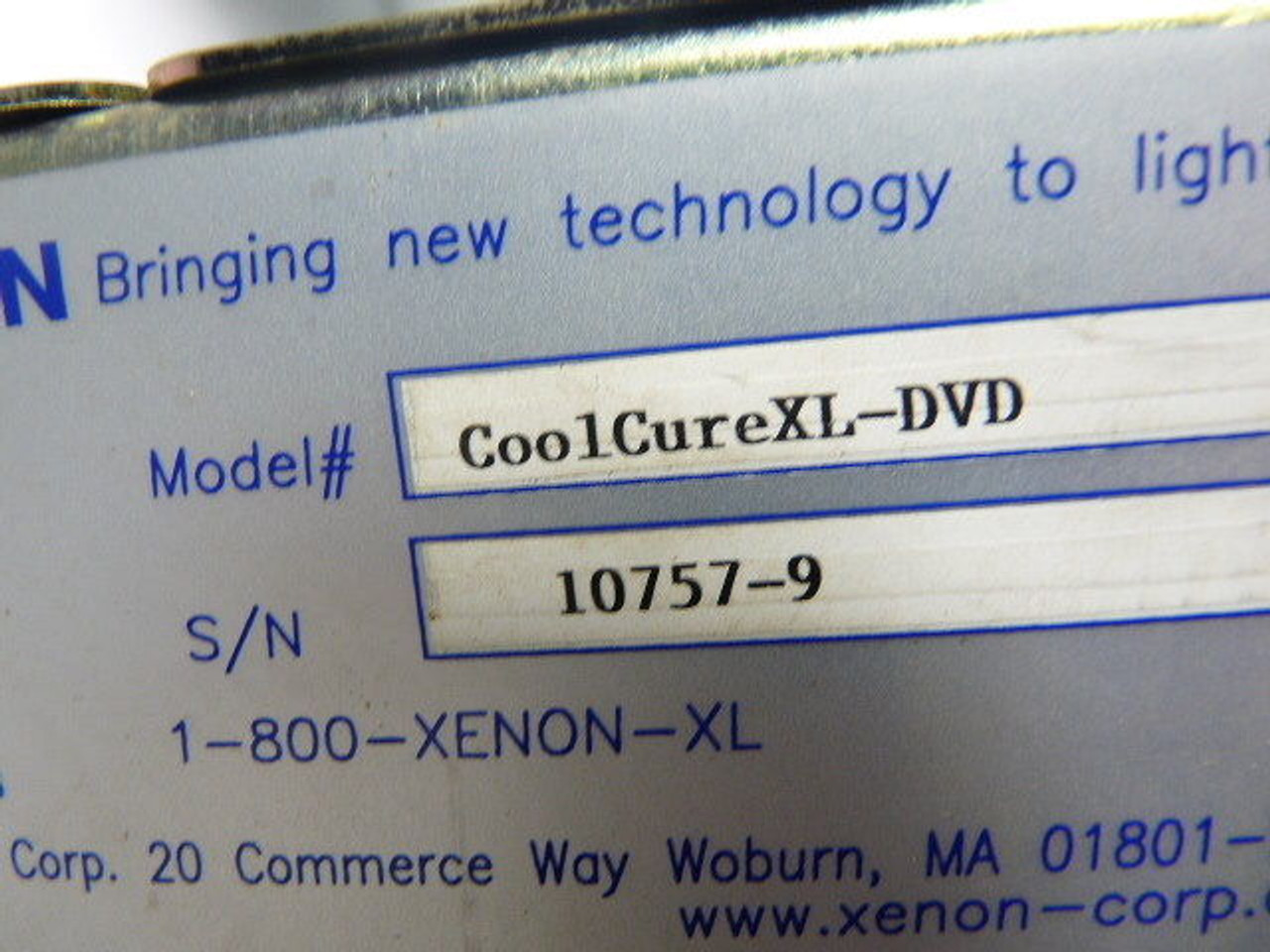 Xenon COOLCUREXL-DVD Bonding System 1000W/cm2 USED