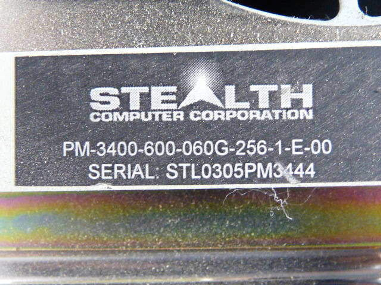 Stealth PM-3400-600-060G-256-1-E-00 Robot / PLC Computer Control Tower USED