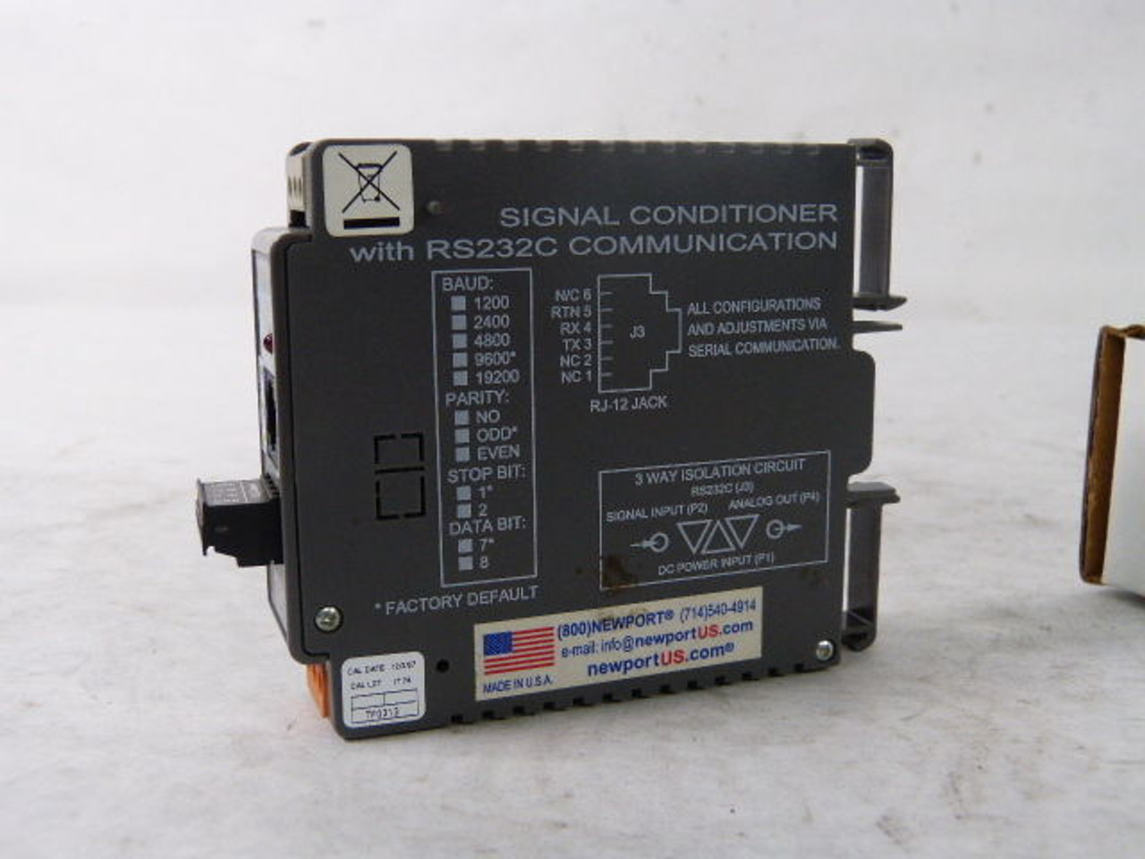 Newport IDRN-PR/N Signal Conditoner 10-32VDC 0-20mA ! NEW !