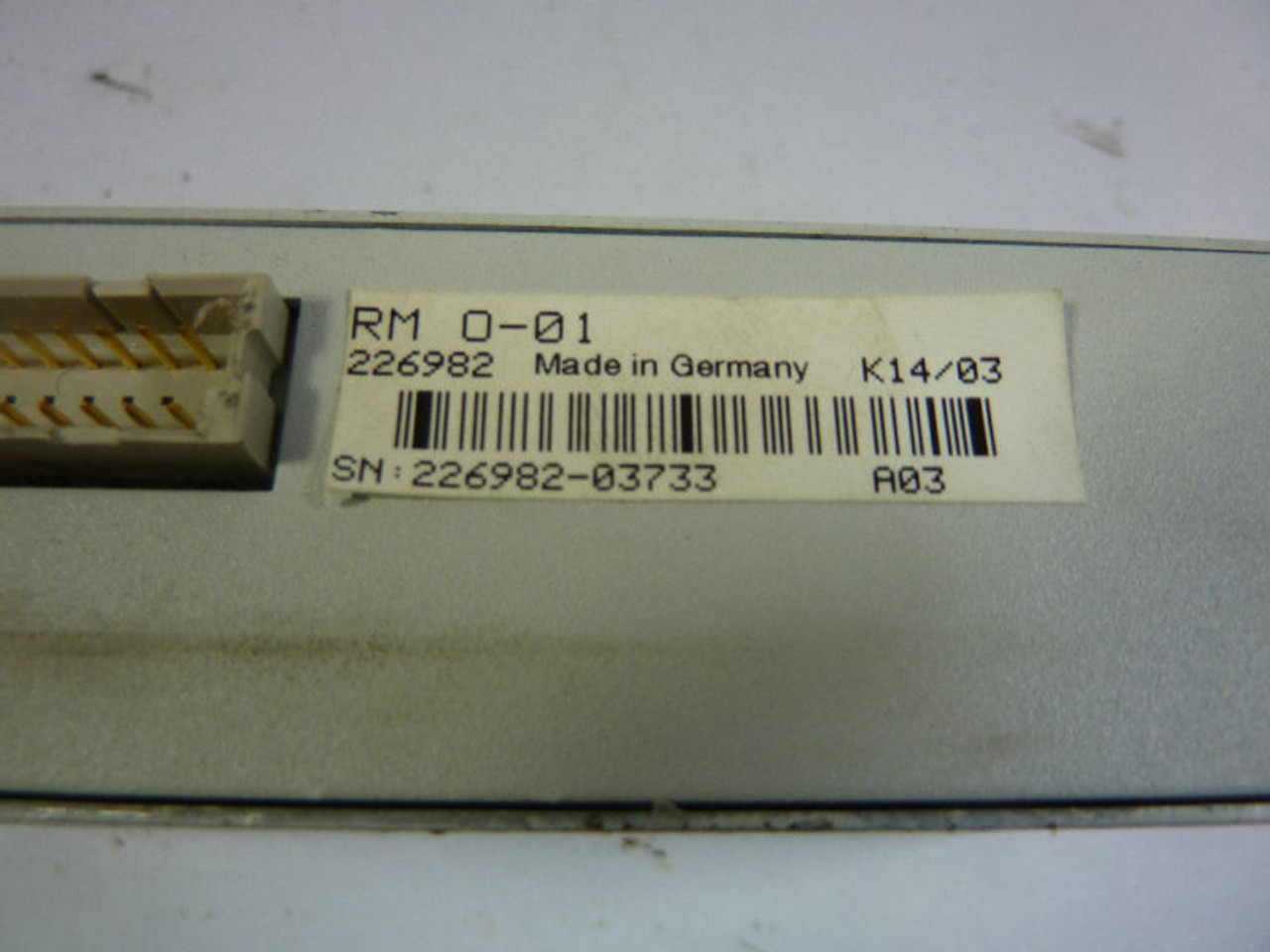 Indramat RM-O-01 Output Module 24VDC USED