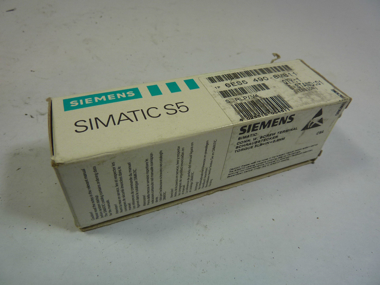 Siemens 6ES5-490-8MB11 Connector Assembly ! NEW !