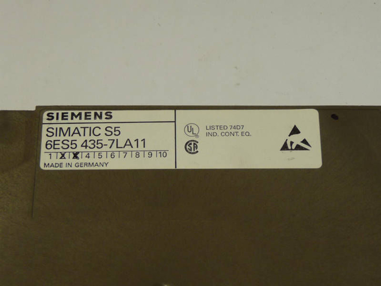 Siemens 6ES5-435-7LA11 Digital Input Module USED