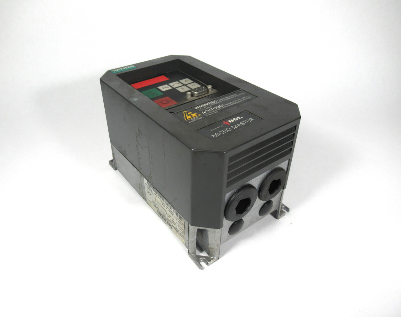 Siemens 6SE3112-1CA70-4AA0 Micro Master Drive 1/2HP 370W 230V USED