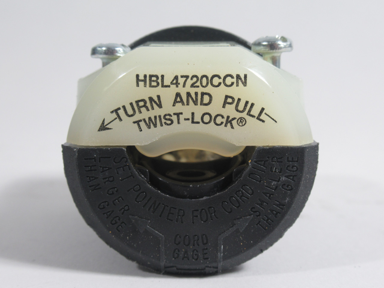 HUBBELL HBL4720CCN Connector Body Twist-Lock ! NEW !