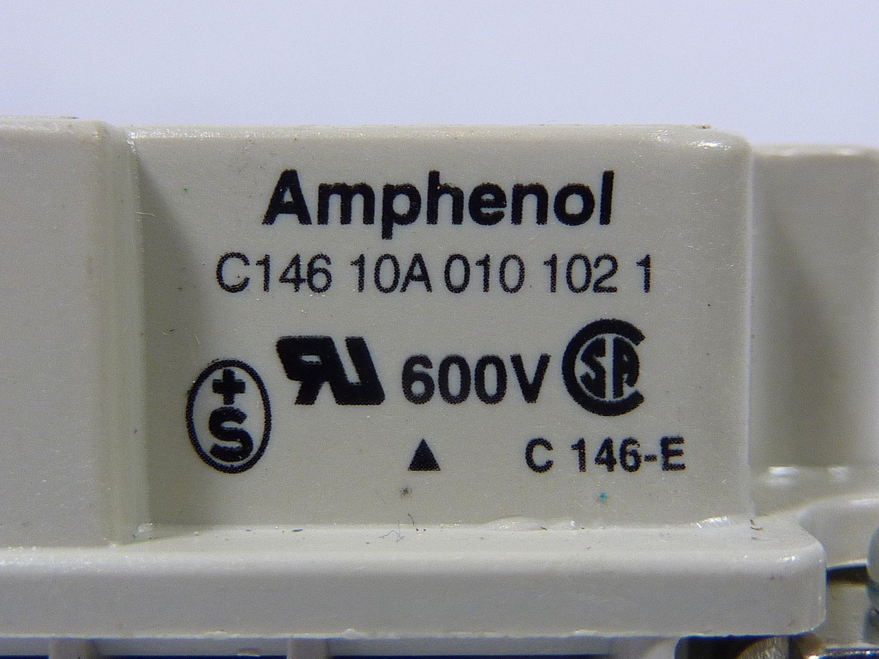 Amphenol C146-10A-010-102-1 C146 Insert 10-pin Male Plug ! NEW !