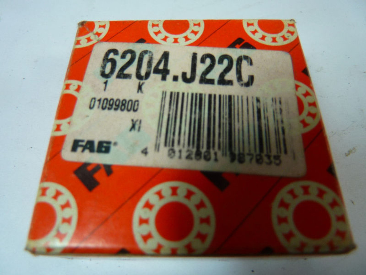 FAG 6204.J22C Single Row Ball Bearing ! NEW !