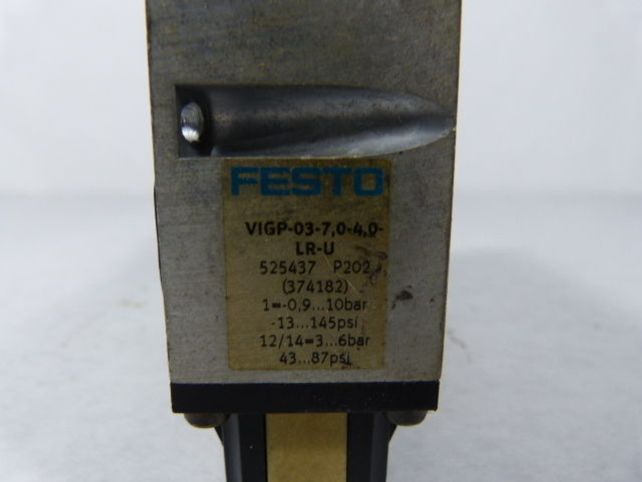 Festo VIGP-03-7.0-4.0-LR-U Pneumatic Valve Adapter USED