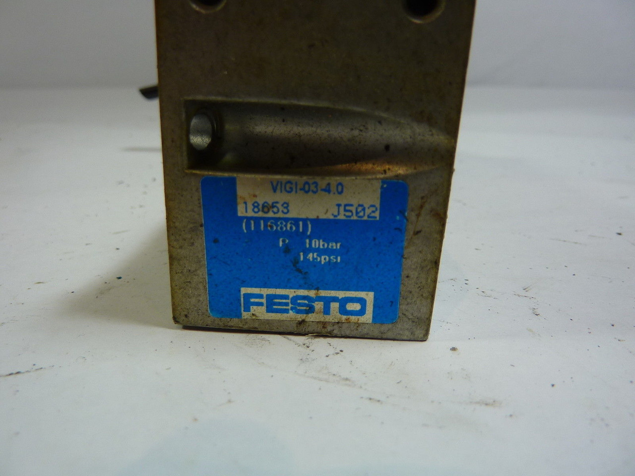 Festo VIGI-03-4.0 Pneumatic Adapter Plate USED