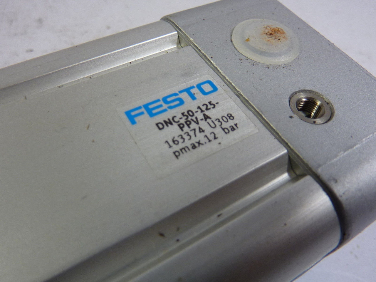 Festo 163374 DNC-50-125-PPV-A Cylinder 50mm Piston 125mm Stroke USED