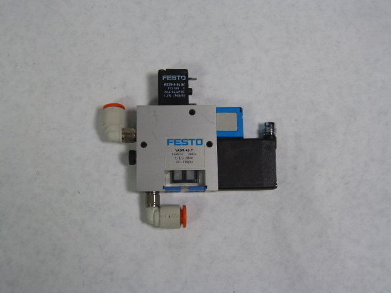 Festo 162512 VADM-45-P Vacuum Generator 8 Bar 116 PSI USED