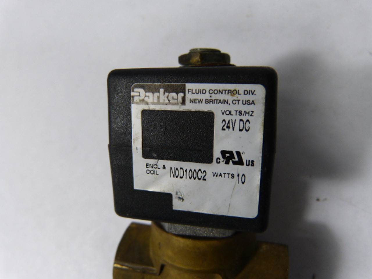 Parker N0D100C2 Solenoid Valve ! AS IS !