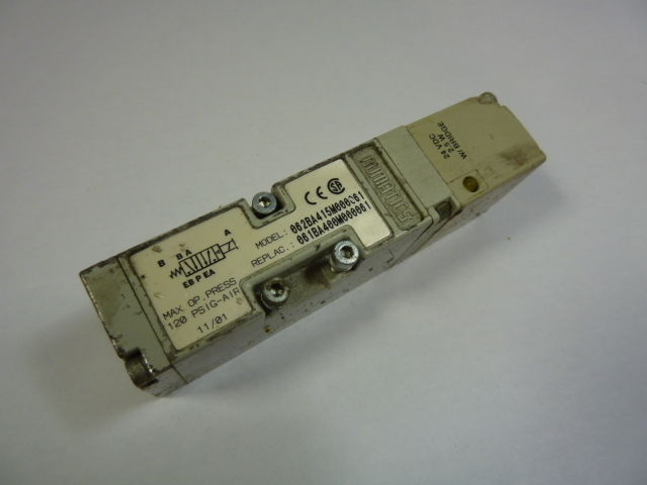 Numatics 062BA415M000061 Air Valve USED