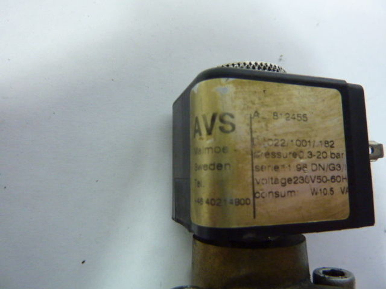 AVS AU812455 Solenoid Valve USED