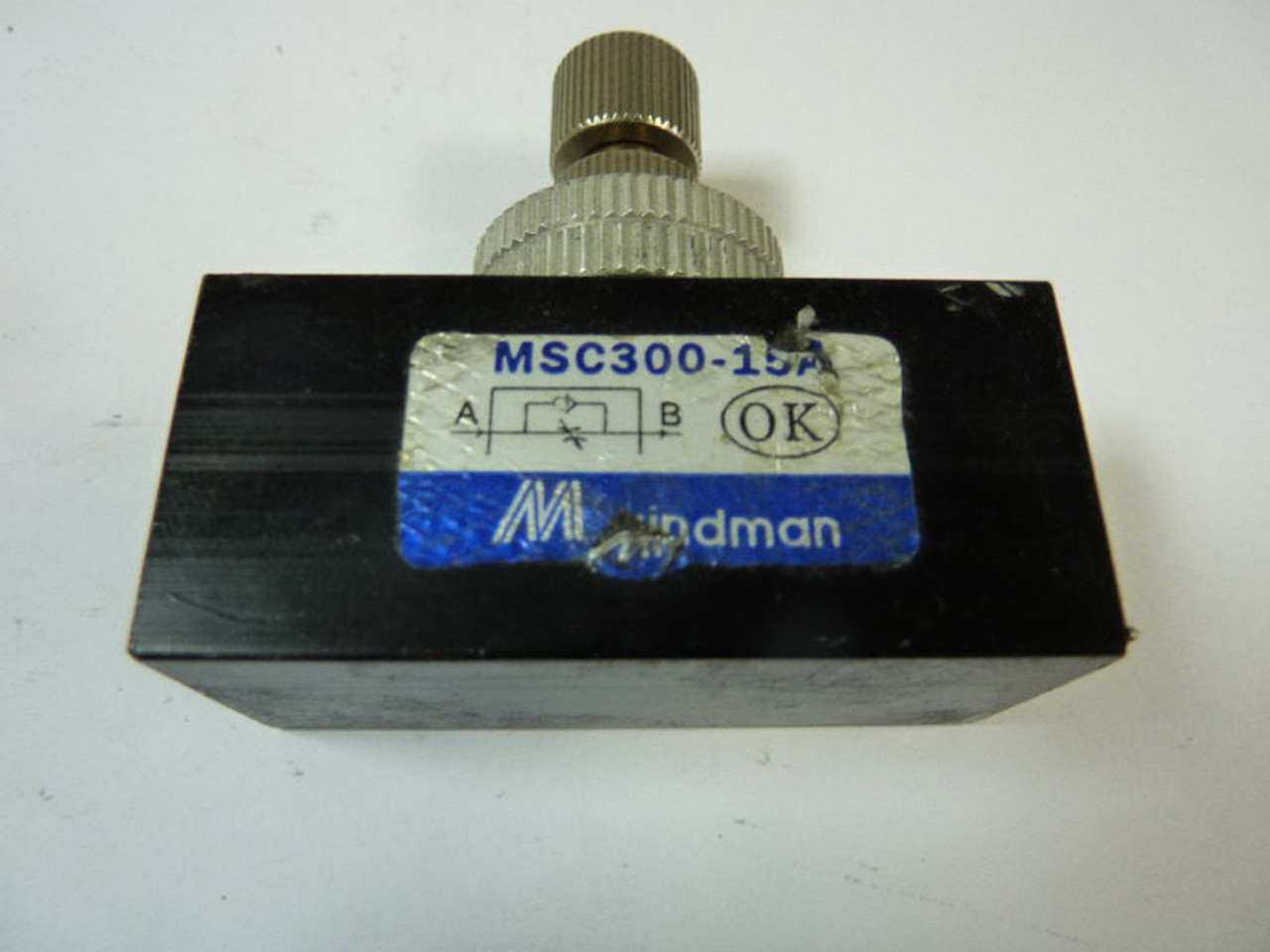 Mindman MSC300-15A Pneumatic Cylinder USED