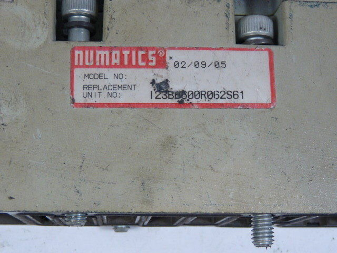 Numatics 123BB600R062S61 Pneumatic Valve USED