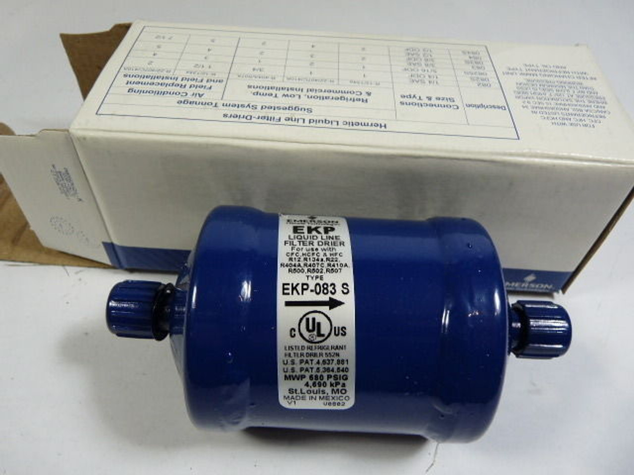 Emerson EKP-08-3-S Liquid Line Filter 3/8" ! NEW !