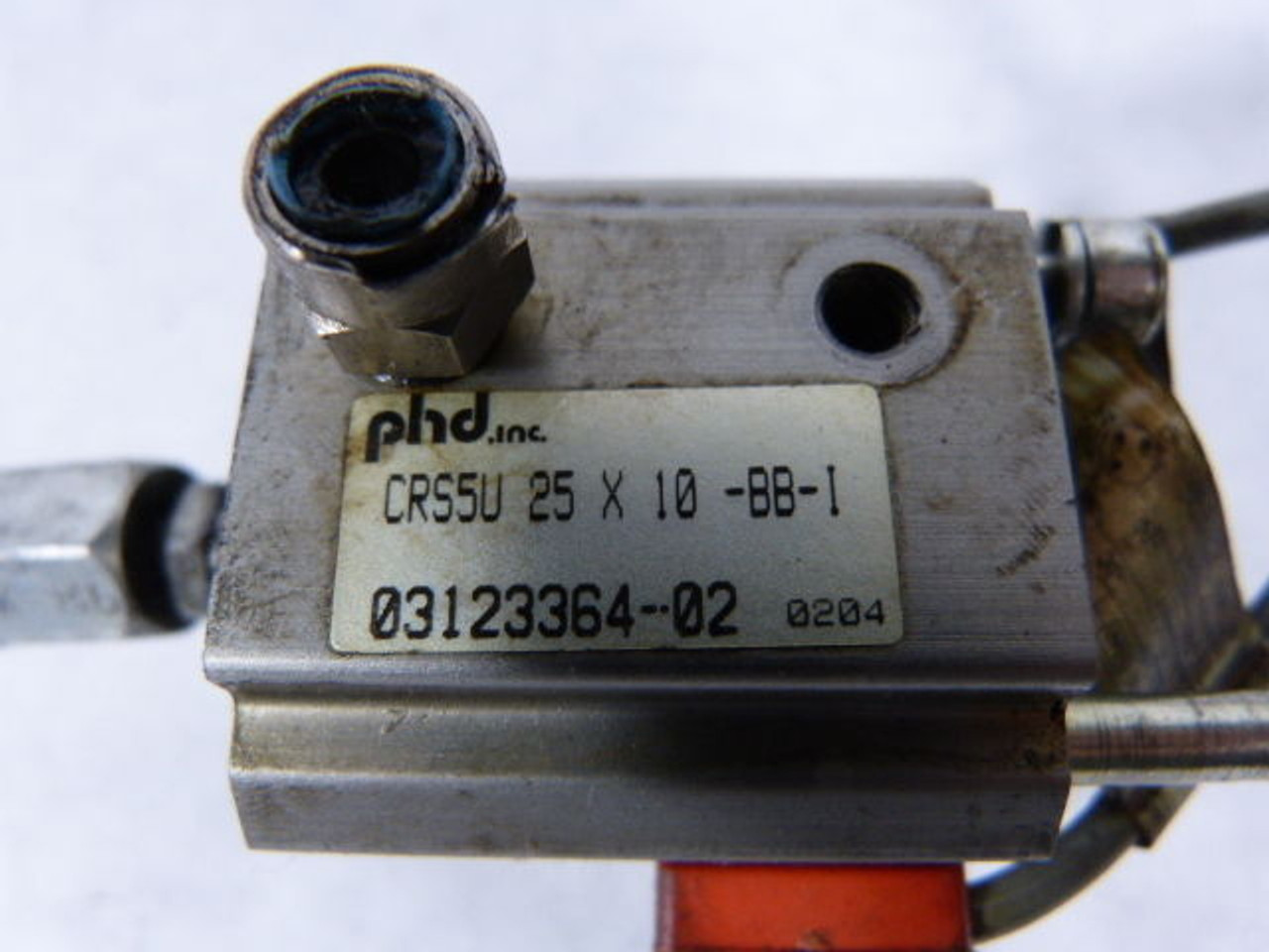 PHD CRS5U-25X10-BB-1 Pneumatic Cylinder 25mm Bore 10mm Stroke USED