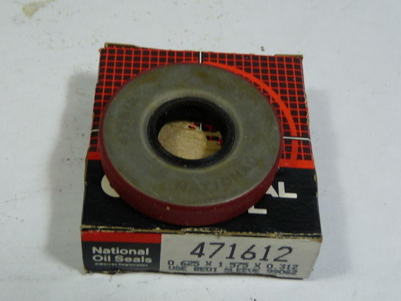 National Seal 471612 Oil Seal 0.625x1.579x0.313in ! NEW !