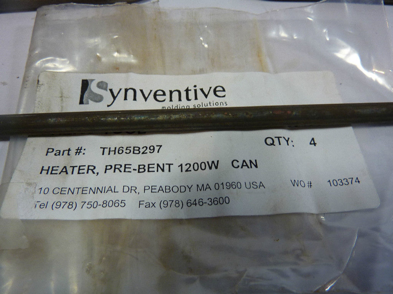 Synventive TH65B297 Heater Line 1200W USED