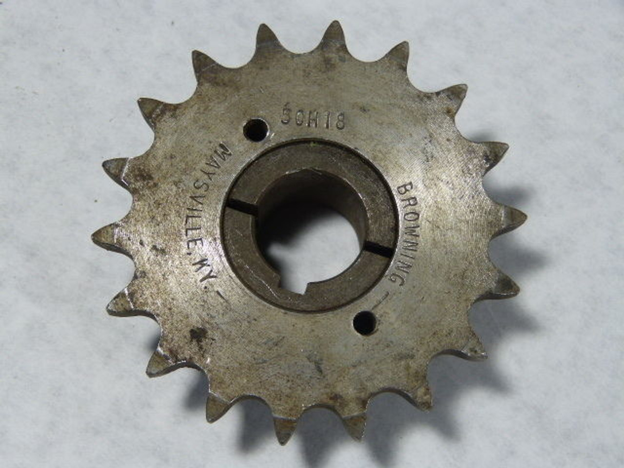 Browning H50H18-1/2 sprocket Taper Bore 18 Teeth 5/8" Pitch USED
