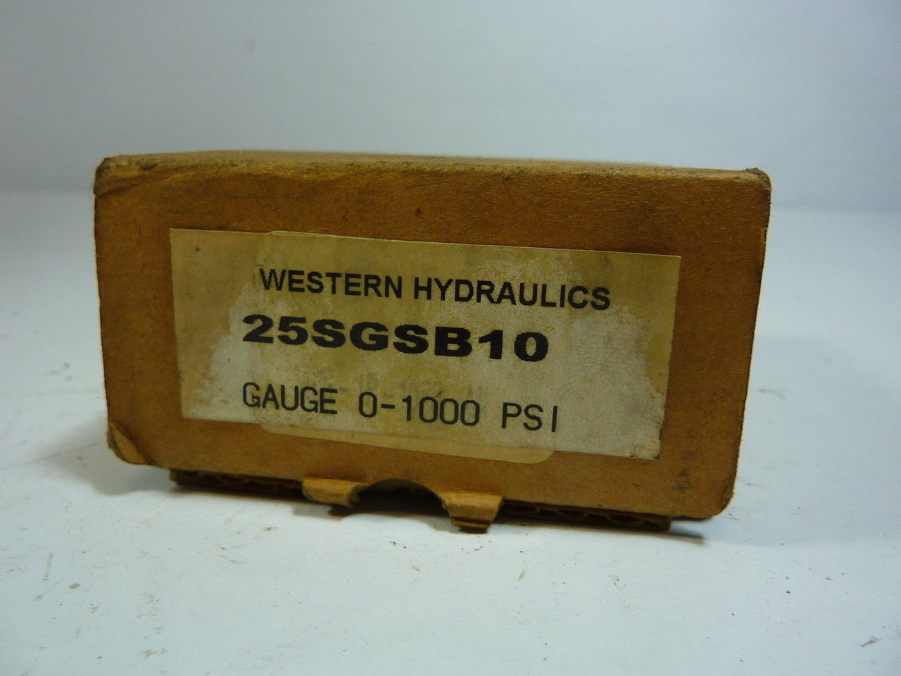 Western Hydraulics 25SGSB10 Gauge 0-1000 PSI ! NEW !