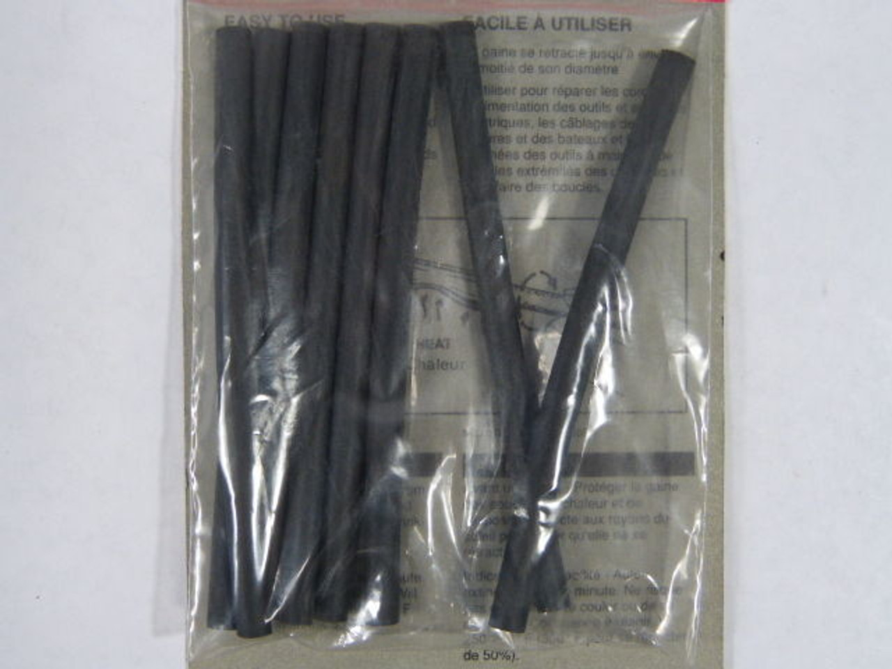 GB CHST-187 Heat Shrink Tubing 3/16" to 3/32" Bag of 8 ! NEW !