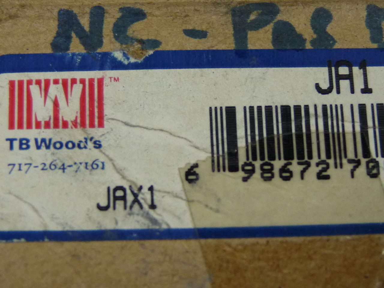 TB Woods JAX1 Sure Grip Bushing 1" ! NEW !