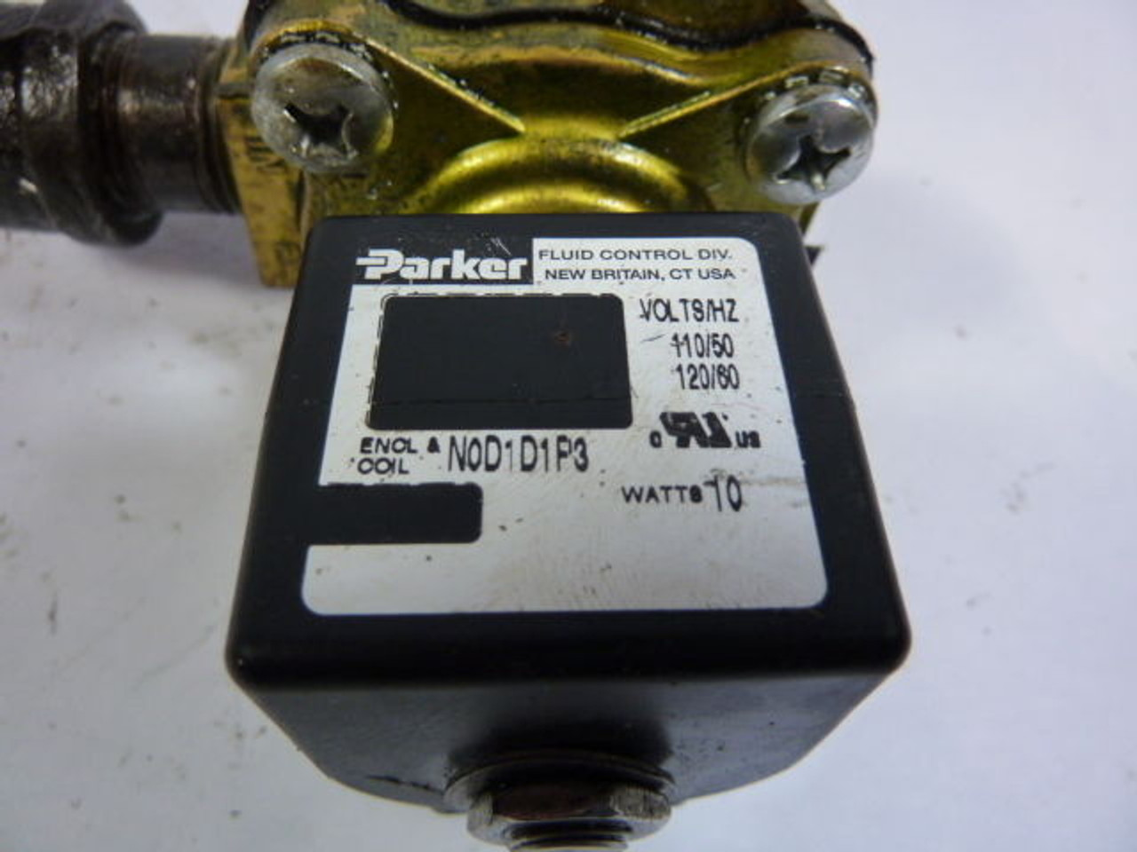 Parker N0D1D1P3 Solenoid Valve USED