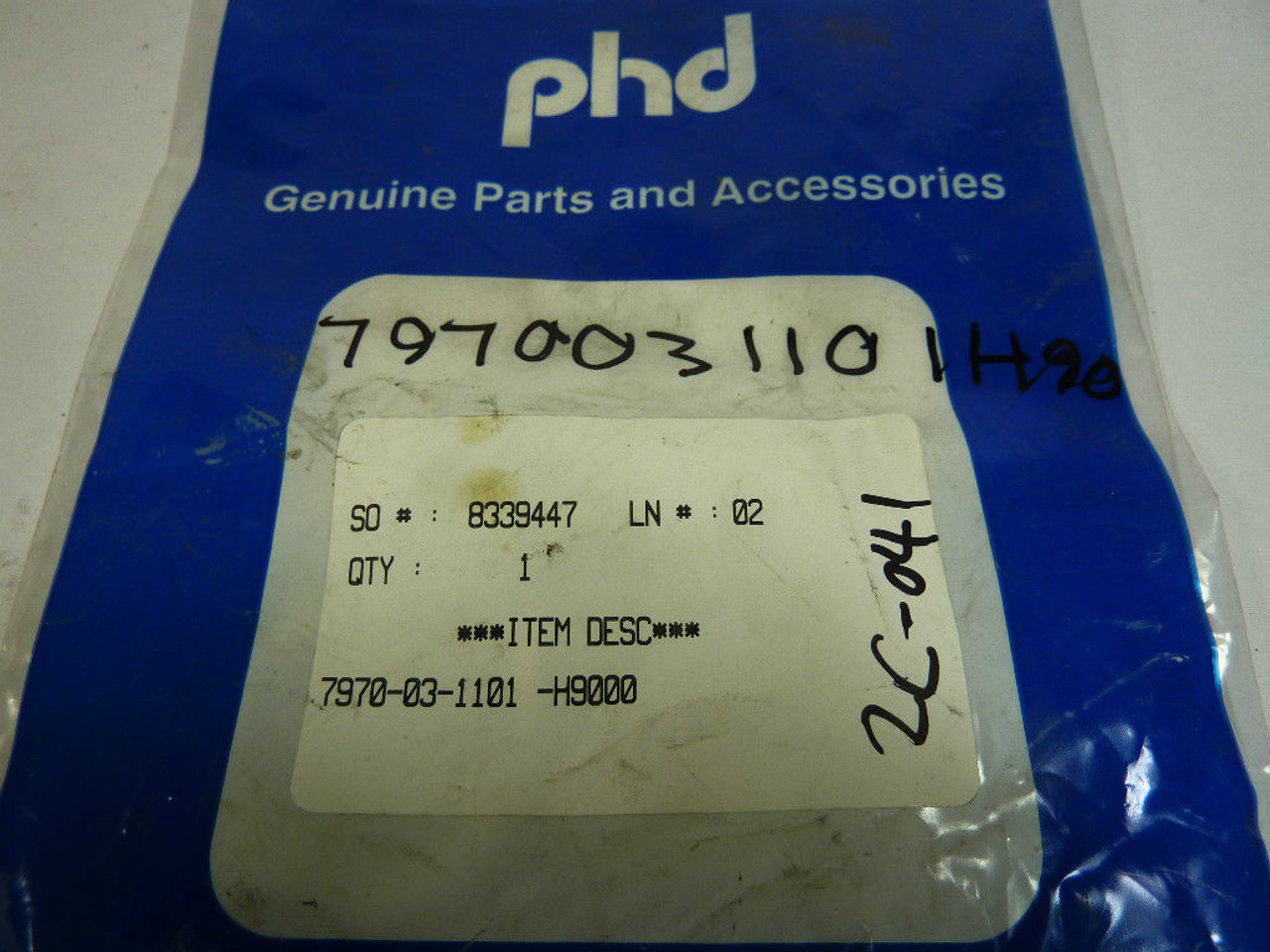 PHD 7970-03-1101 Replacement Seal Kit ! NEW !