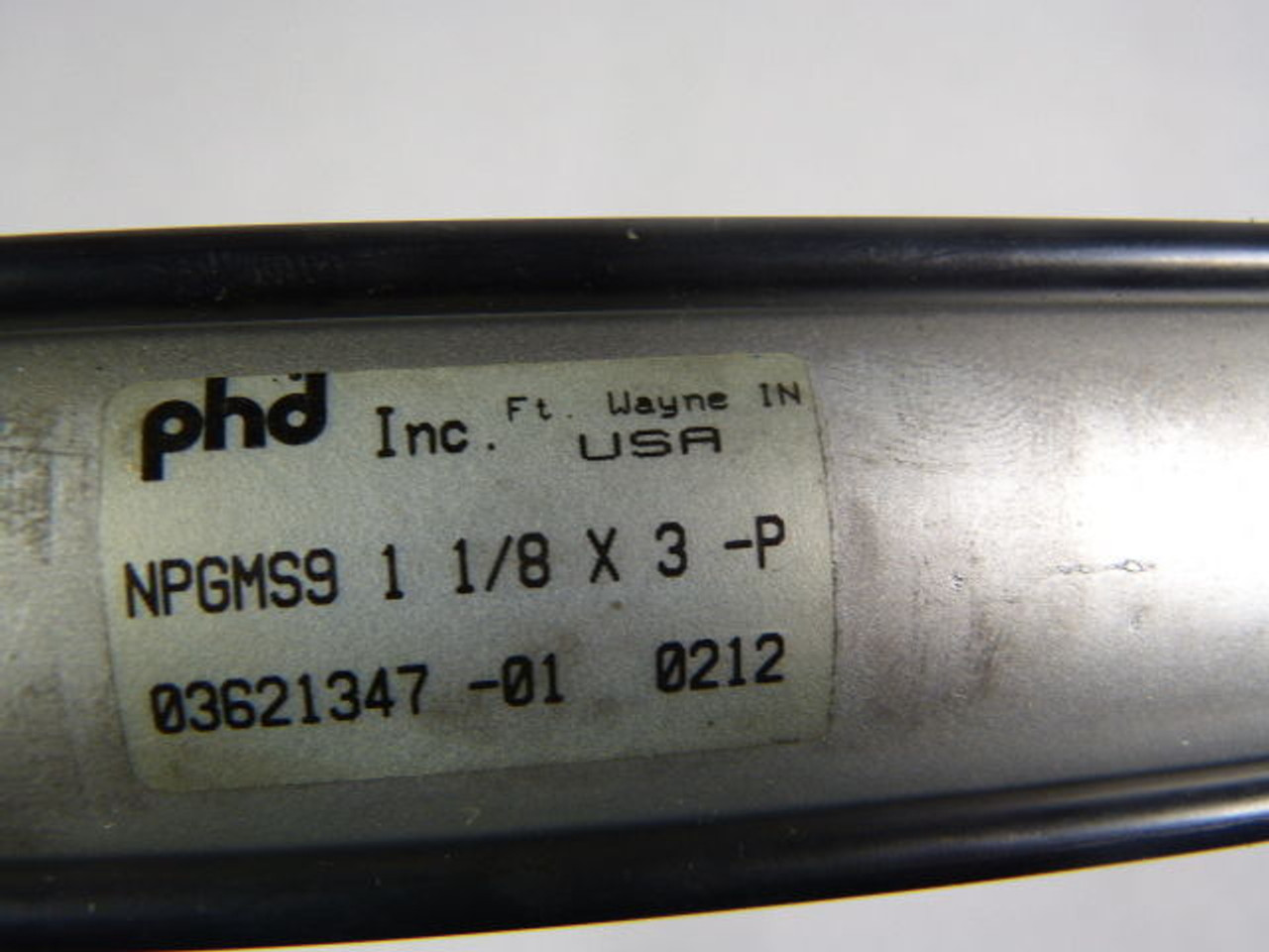 Phd NPGMS9-11/8X3-P Pneumatic Cylinder 1-1/8" Bore 3" Stroke USED