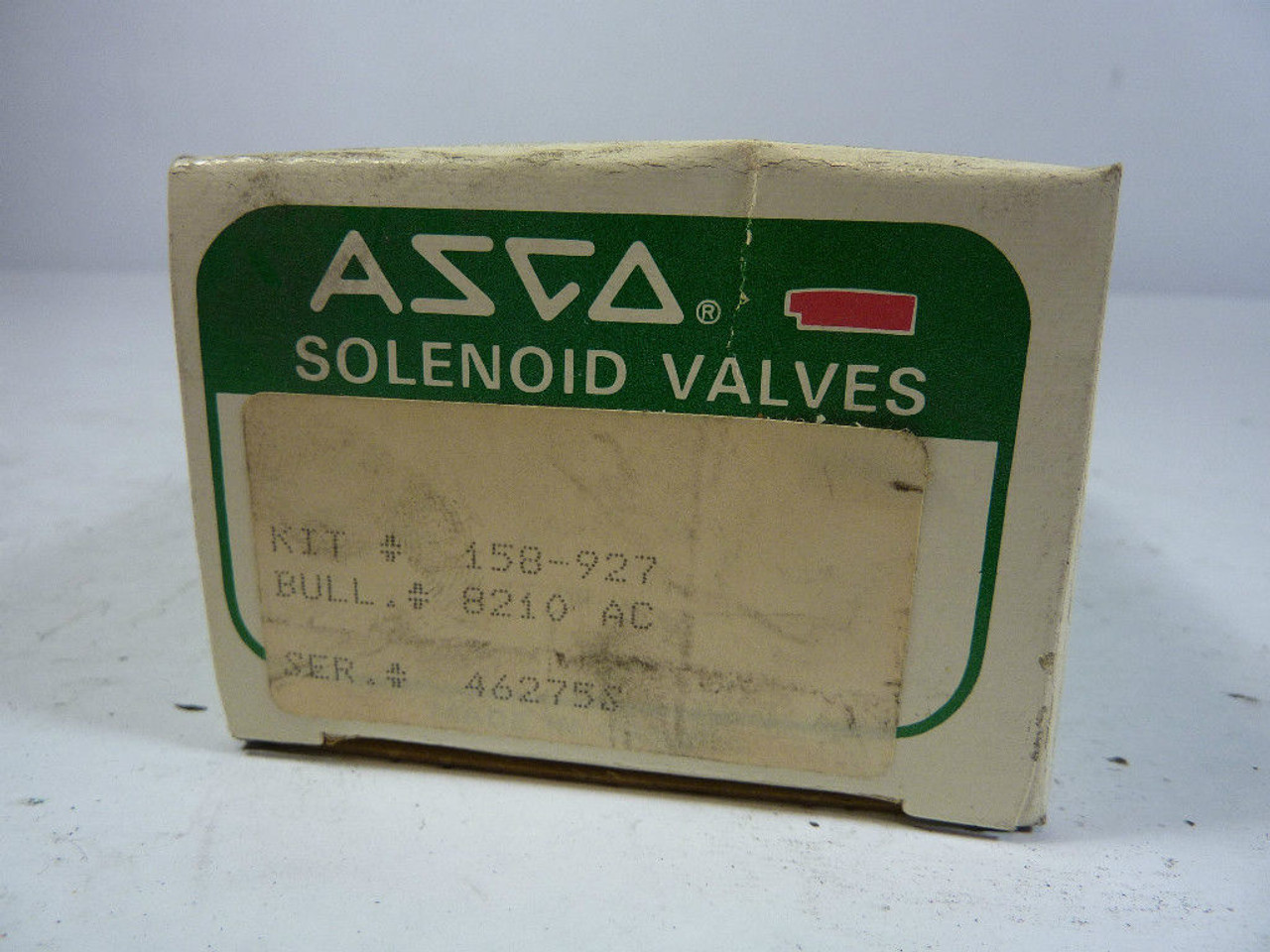 Asco Valves 158-927 Solenoid Valve Repair Kit ! NEW !