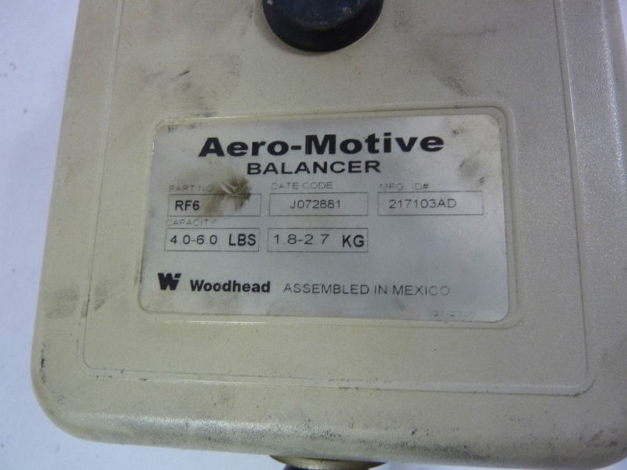 Aero Motive RF6 Tension Cable Balancer USED