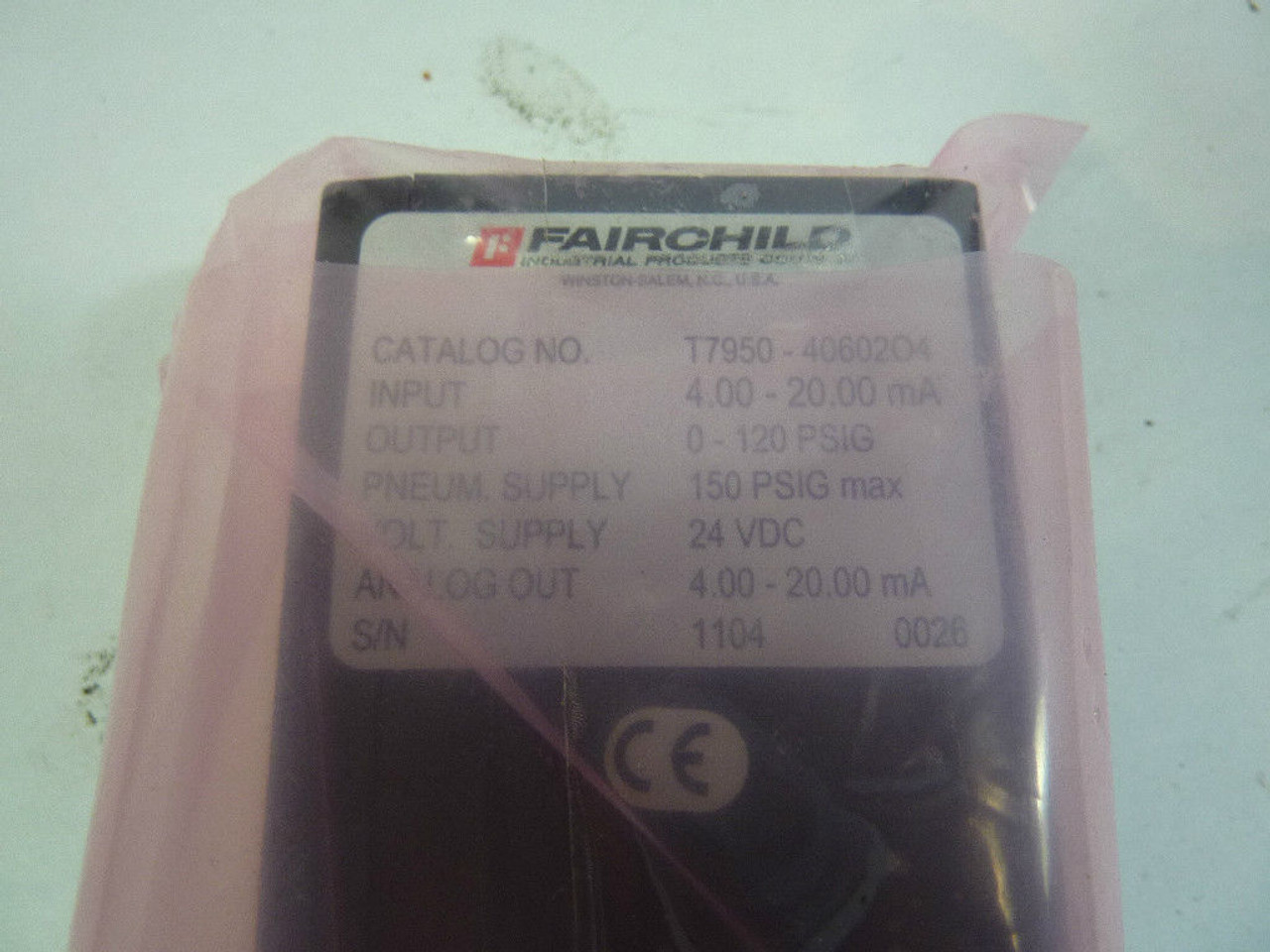 Fairchild T7950-40602O4 Transducer 24VDC ! NOP !