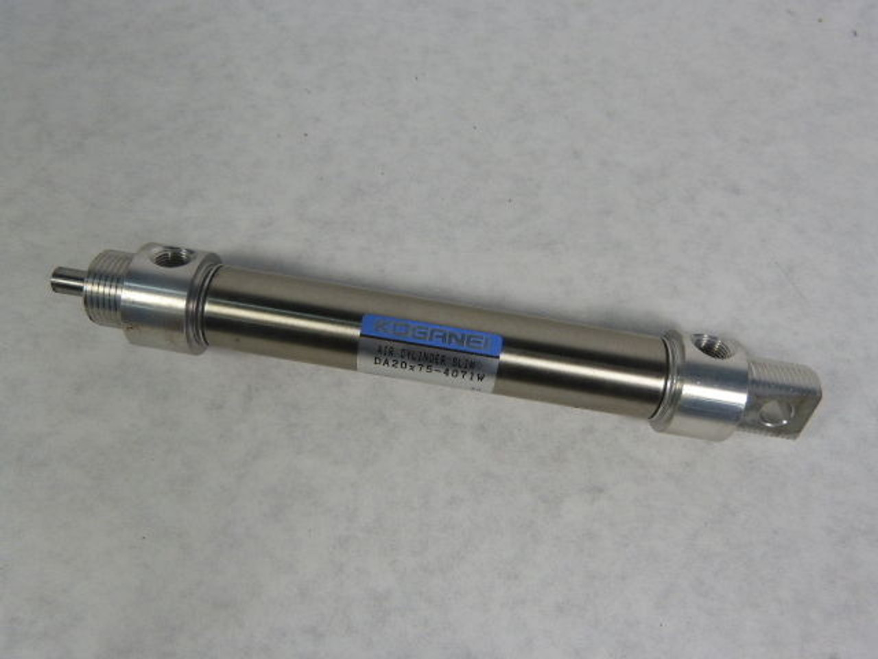 Koganei DA20X75-4071W Slim Air Cylinder 20mm Bore 75mm Stroke USED