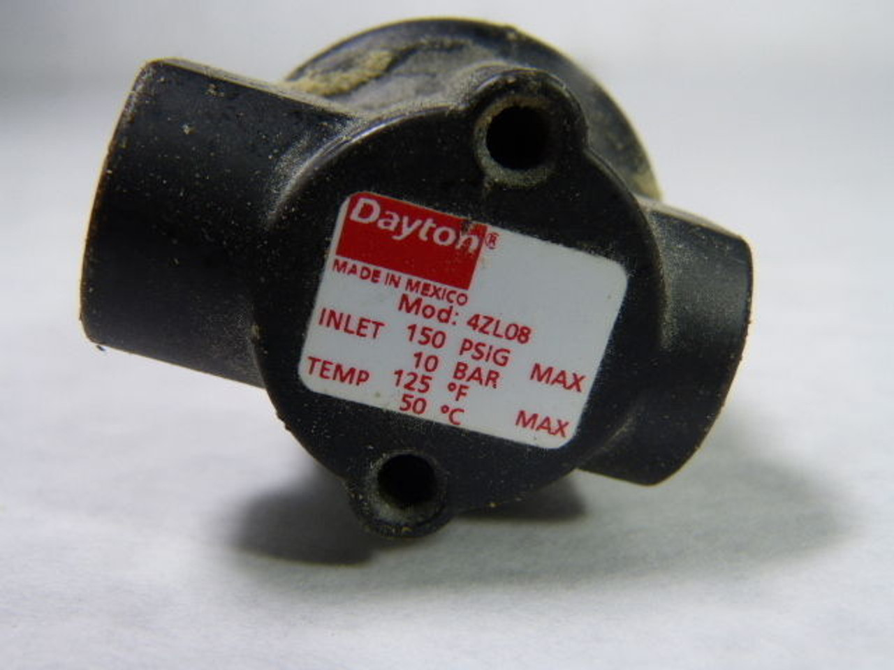 Dayton 4ZL08 Pneumatic Mini Filter 1/4" 150 PSI  USED