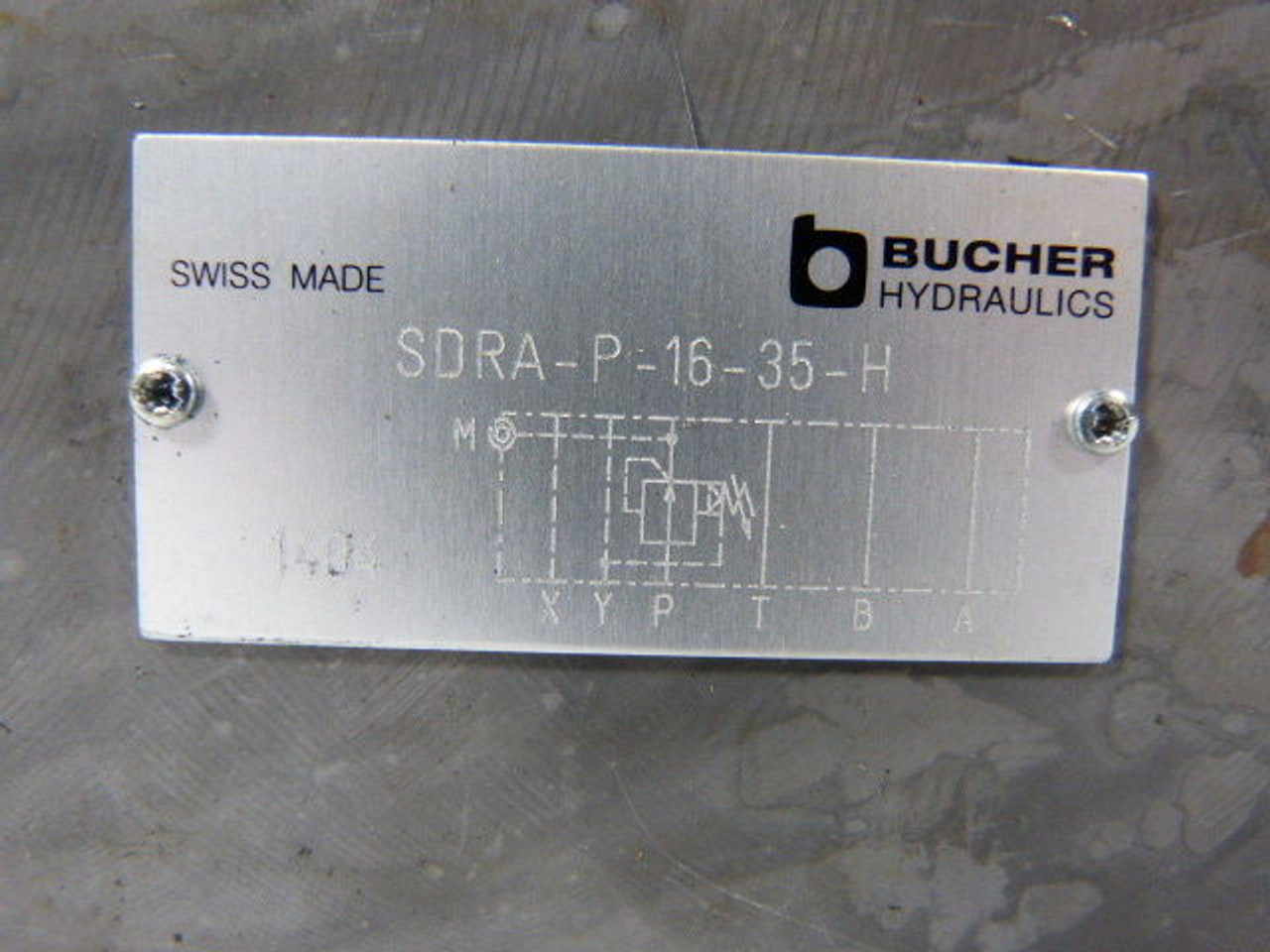 Bucher SDRA-P-16-35-H Hydraulic Solenoid Valve ! NEW !