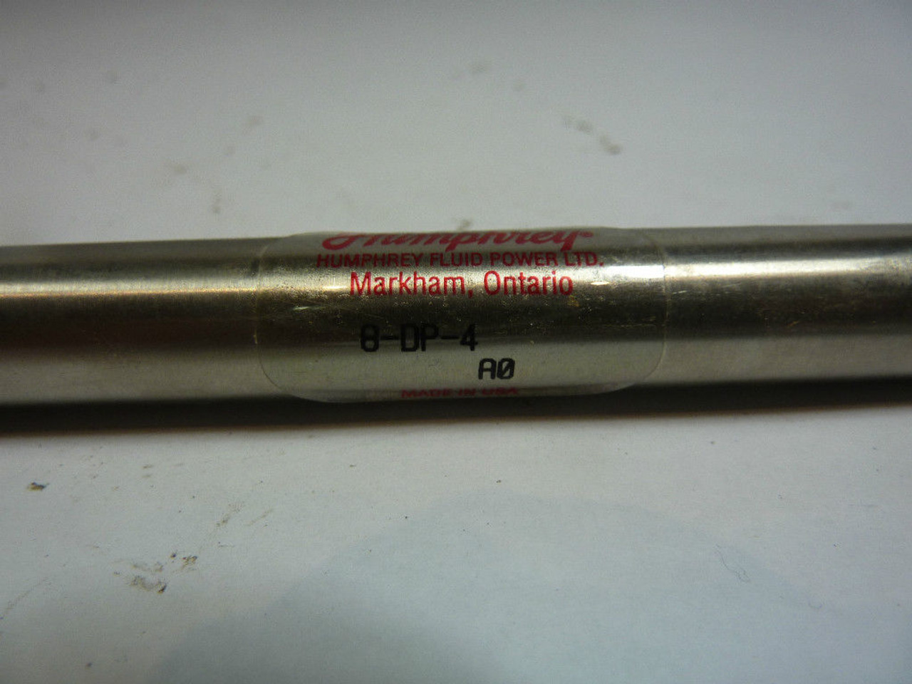 Humphrey 8-DP-4 Pneumatic Cylinder 1/4" Stroke USED